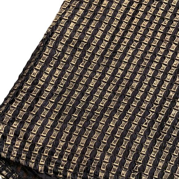 Jack by BB Dakota Womens black with gold oversized top size extra small - Picture 2 of 5